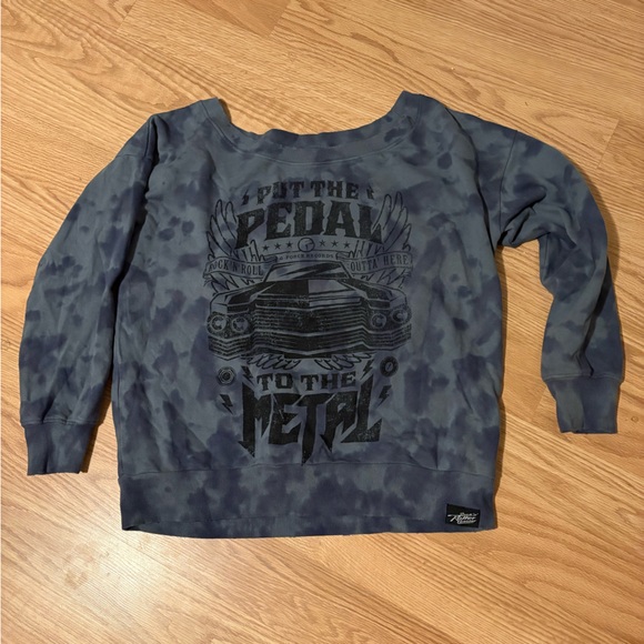 Disney Aerosmith Rockin Roller Coaster Pullover - Picture 1 of 4